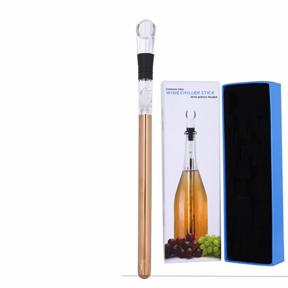 CCC - Wine Bottle Cooler Stick, Stainless Steel Wine Chilling Rod