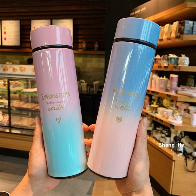 ZZ - Smart LED Stainless Steel Gradient Color Insulation Cup