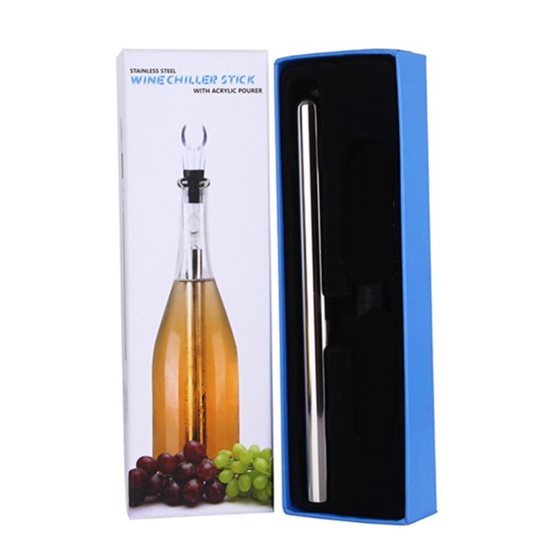 CCC - Wine Bottle Cooler Stick, Stainless Steel Wine Chilling Rod