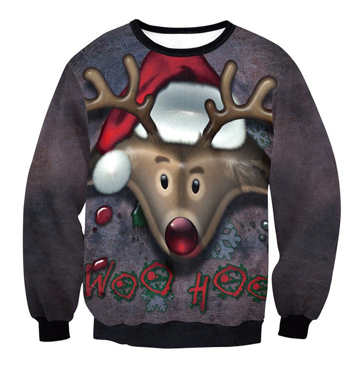 Z4 Holiday Ugly Christmas Sweater Vacation Santa Elf Funny Womens Men Sweaters - Winter Clothing