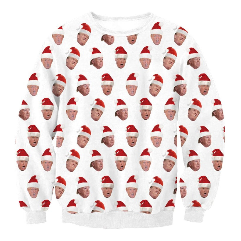 Z4 Holiday Ugly Christmas Sweater Vacation Santa Elf Funny Womens Men Sweaters - Winter Clothing