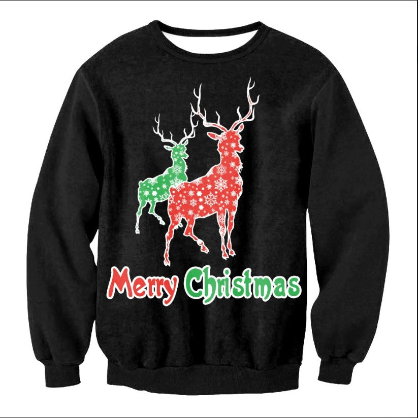 Z4 Holiday Ugly Christmas Sweater Vacation Santa Elf Funny Womens Men Sweaters - Winter Clothing