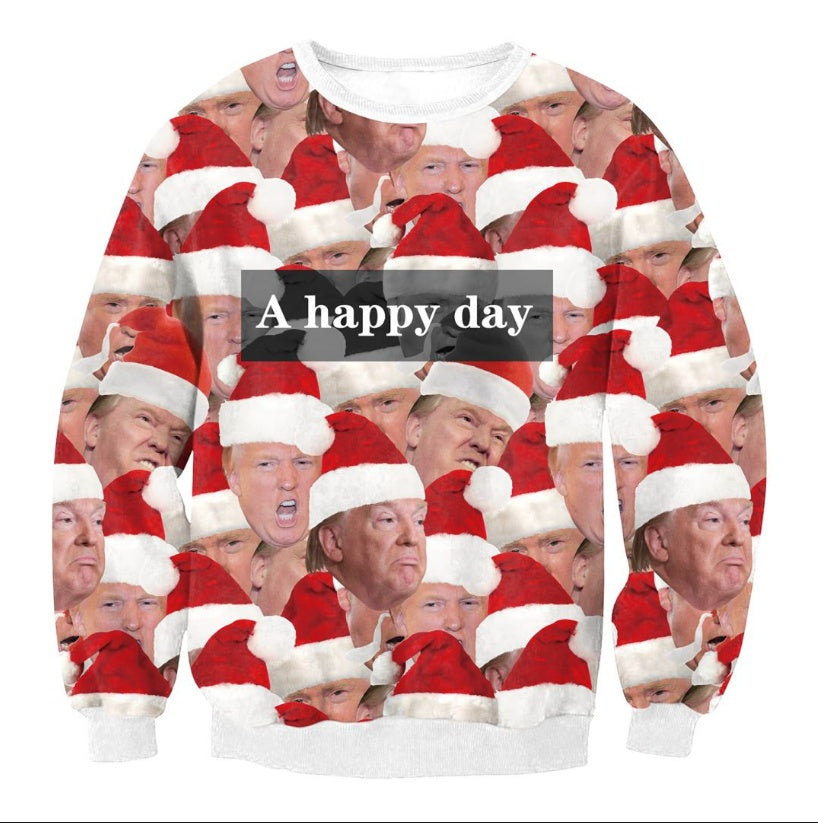 Z4 Holiday Ugly Christmas Sweater Vacation Santa Elf Funny Womens Men Sweaters - Winter Clothing